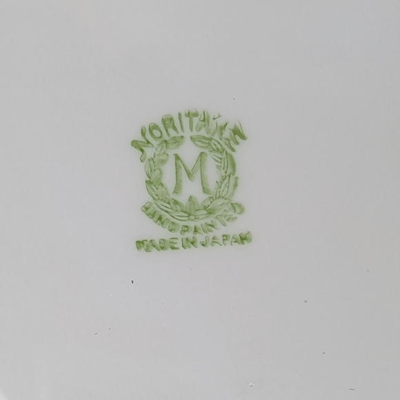 Vintage Noritake Morimura Finger Plate Dish Bowl Lake Scene Swan - Picture 8 of 9